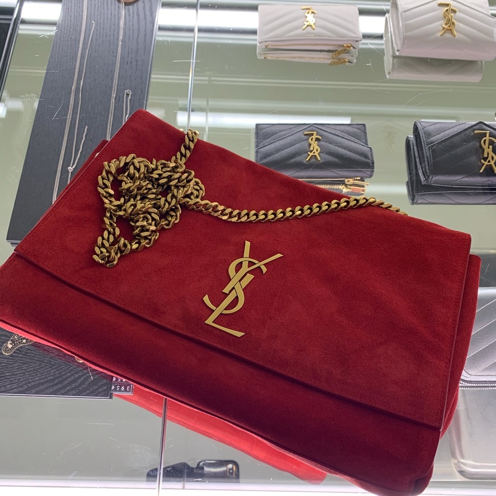 KATE MEDIUM REVERSIBLE BAG IN SUEDE AND LEATHER limited edition/ color